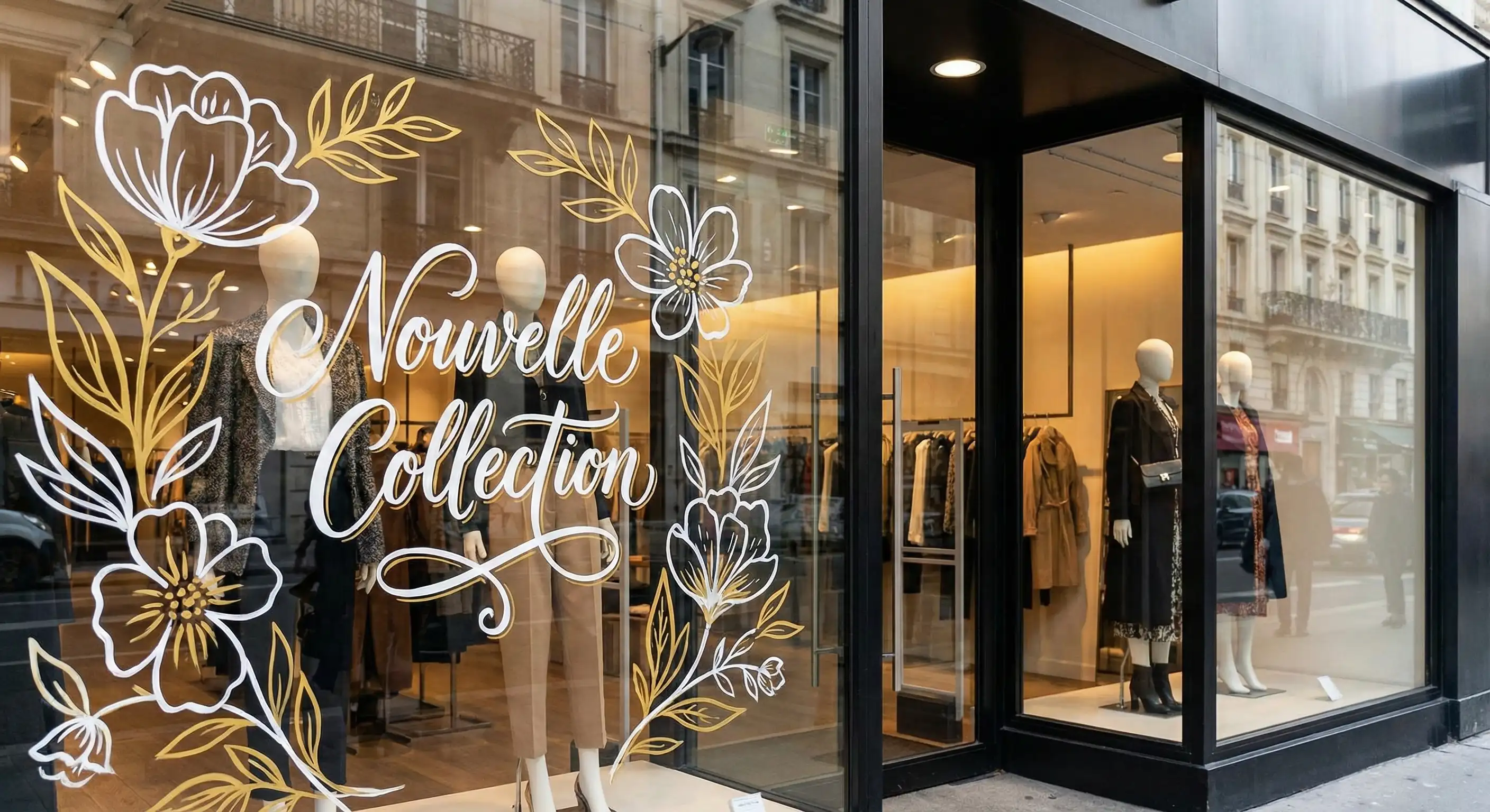 Vitrine de Noël magasin